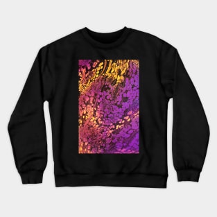 Purple Haze Fluid Art Crewneck Sweatshirt